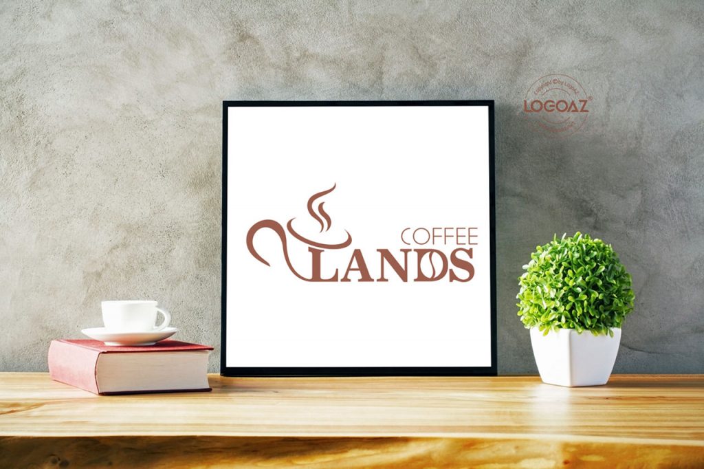 Thực Hiện Thiết Kế Logo Coffee Lands Chuyên Nghiệp LOGOAZ