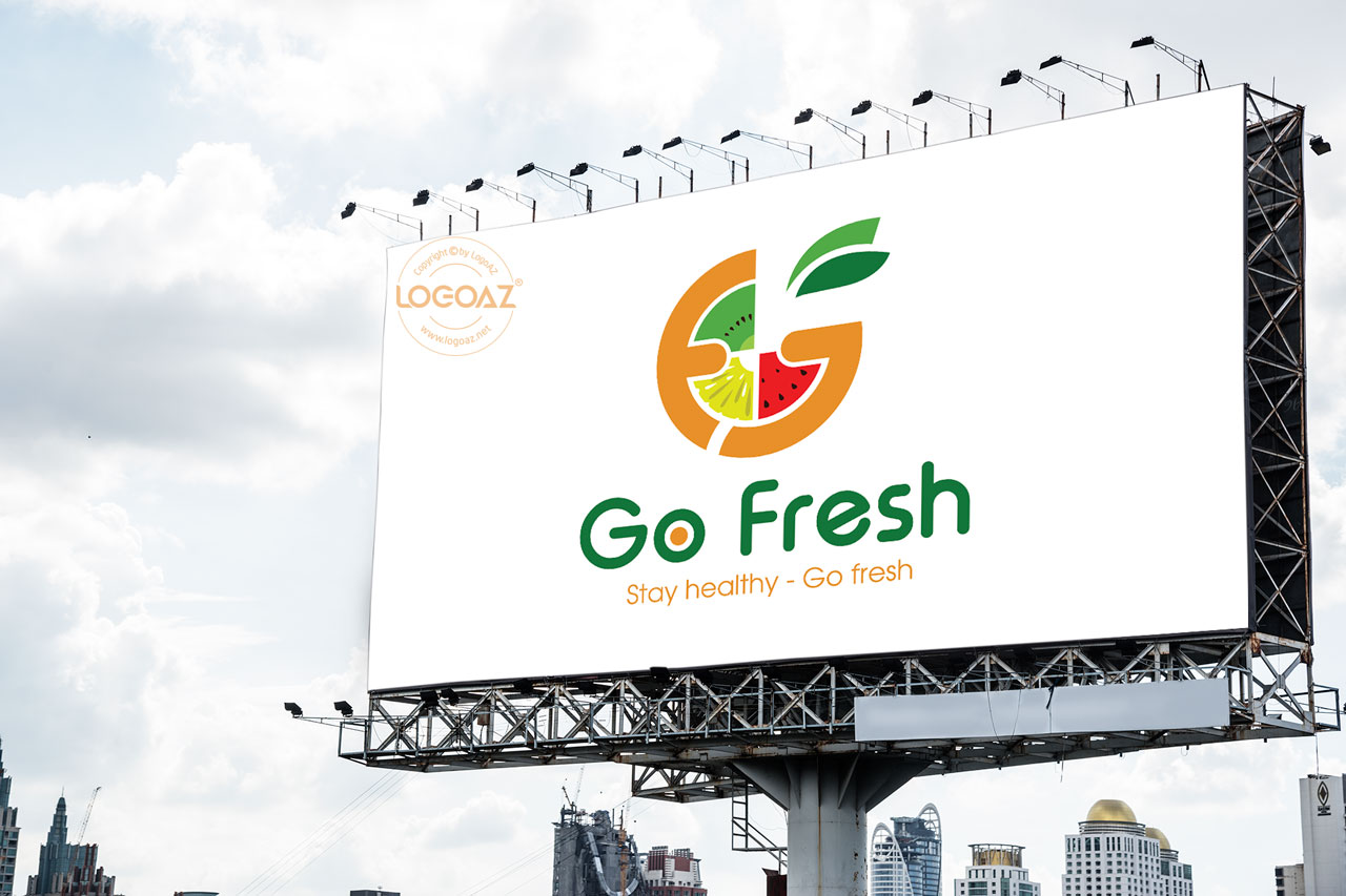 Thiết Kế Logo Thương Hiệu GO FRESH Tại LOGOAZ