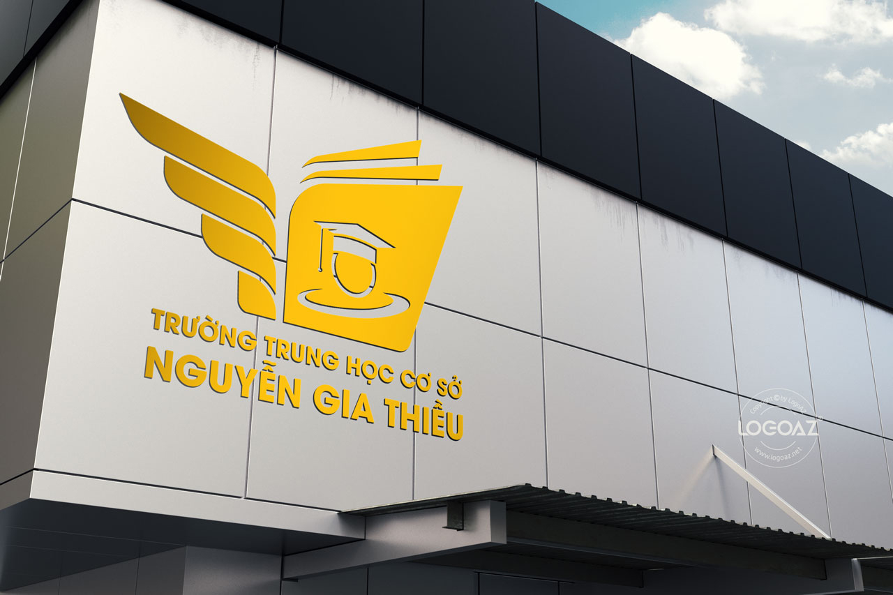 LOGOAZ Thực Hiện Thiết Kế Logo Thương Hiệu Trường THCS Nguyễn Gia Thiều