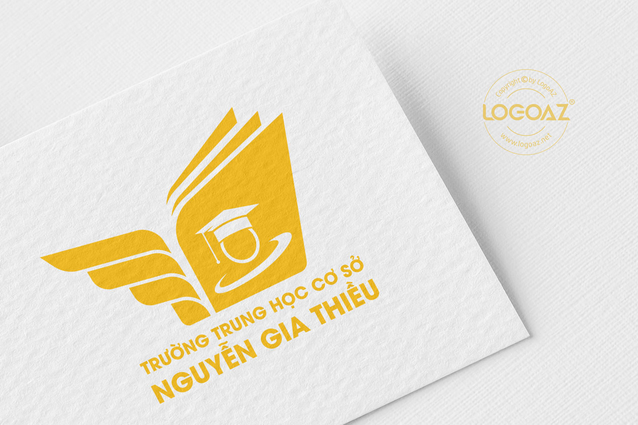 LOGOAZ Thực Hiện Thiết Kế Logo Thương Hiệu Trường THCS Nguyễn Gia Thiều