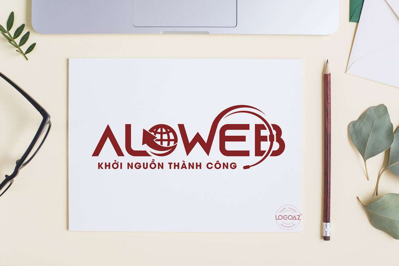 Thiết Kế Logo Thương Hiệu ALOWEB Tại LOGOAZ