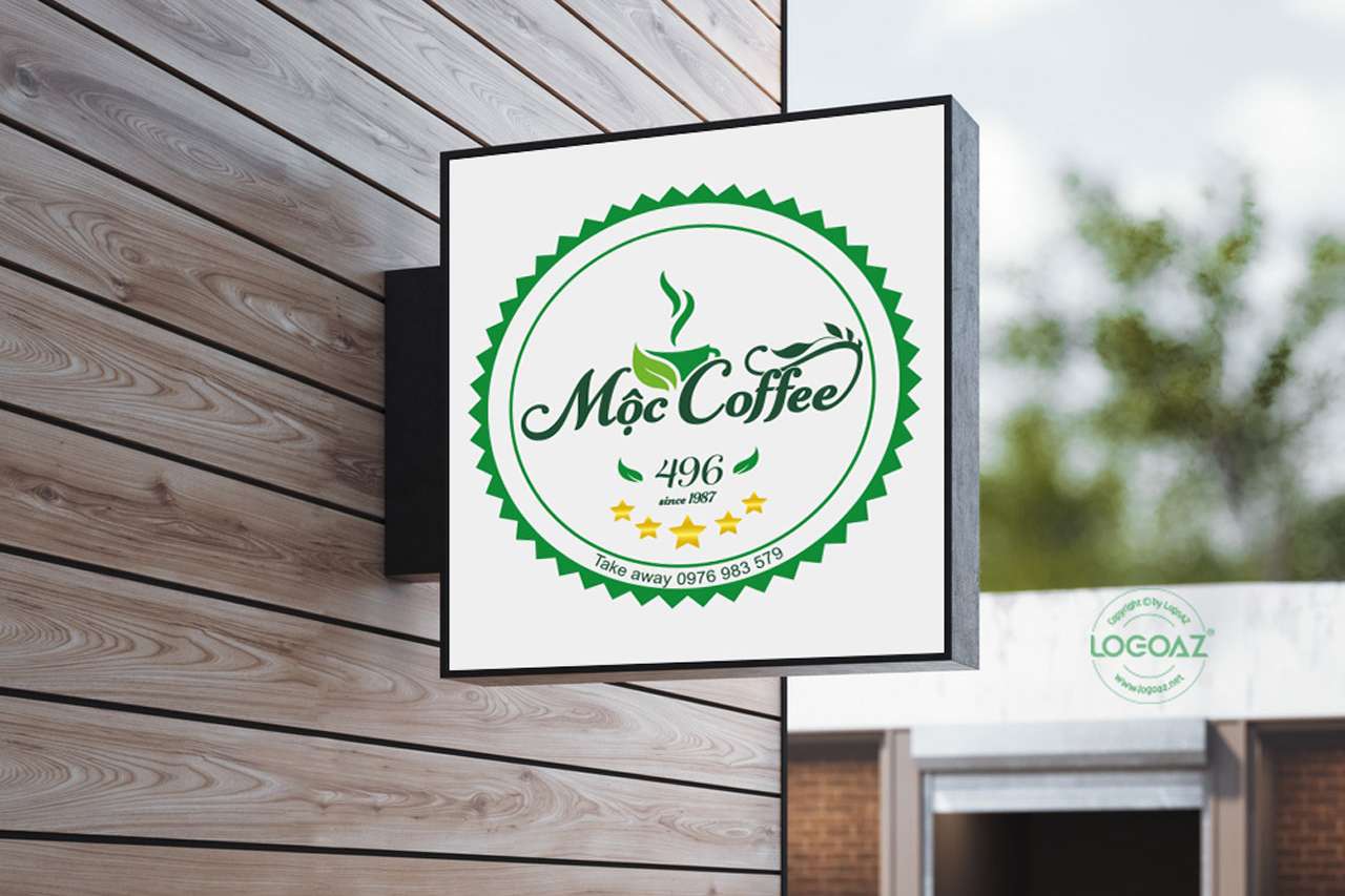 Thiết Kế Logo Thương Hiệu MỘC COFFEE Tại LOGOAZ